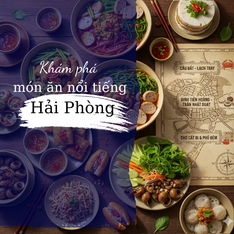 Những món ăn nổi tiếng không thể bỏ lỡ ở Hải Phòng